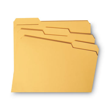 Smead® Reinforced Top Tab Colored File Folders, 1-3-cut Tabs, Letter Size, Goldenrod, 100-box freeshipping - TVN Wholesale